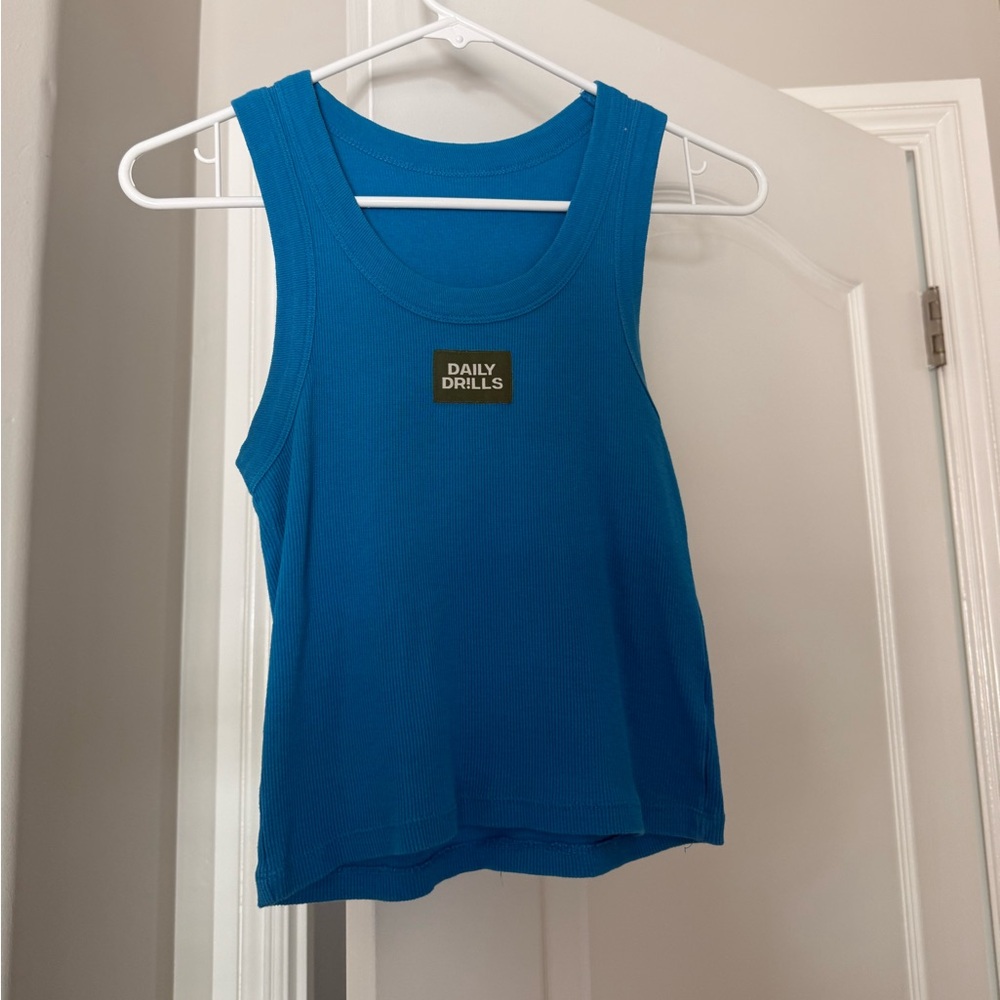 Daily Drills Logo Tank in Tide